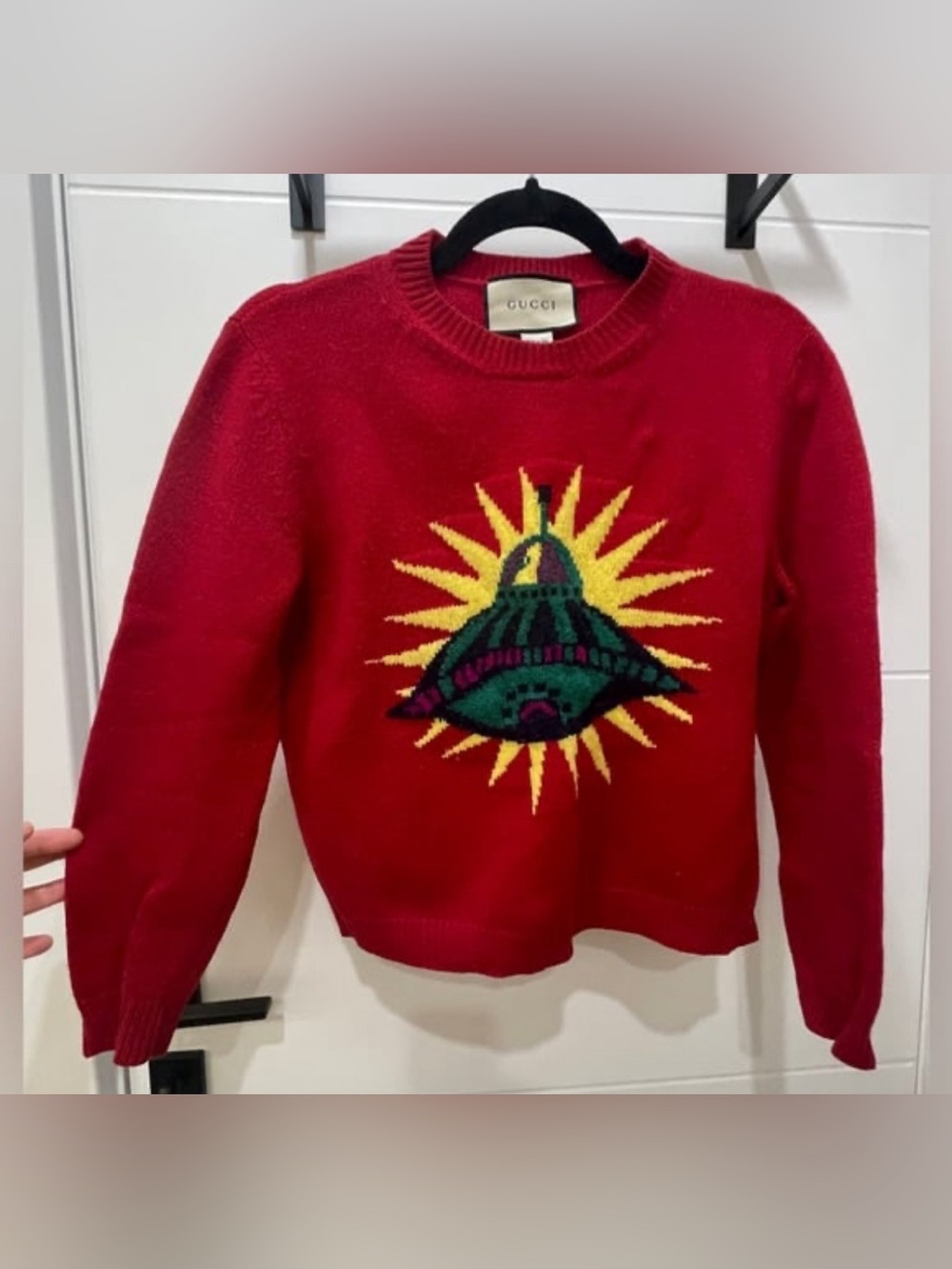 Rare Gucci Spaceship Intarsia, S